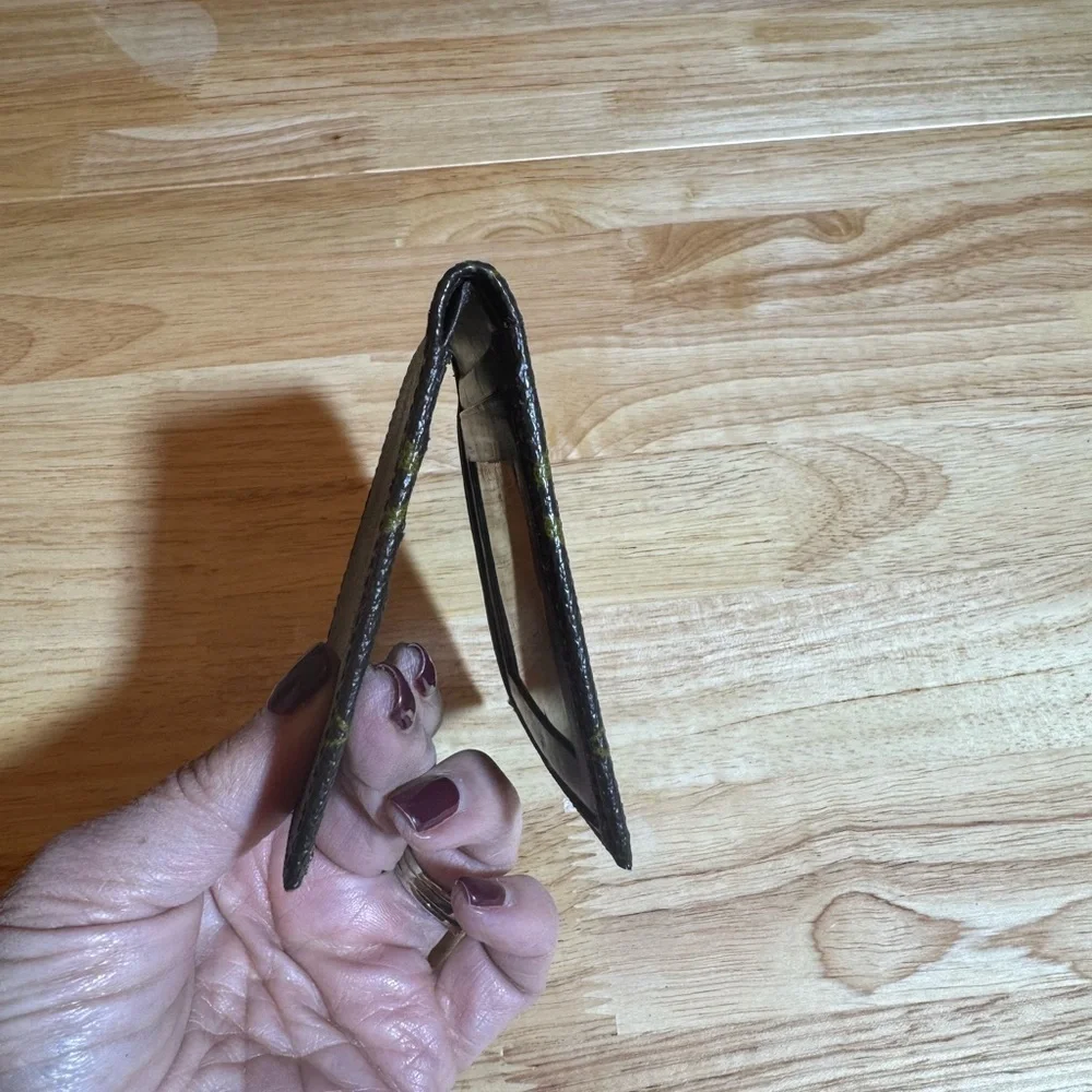 Louis Vuitton Brown Monogram Bi fold Wallet
